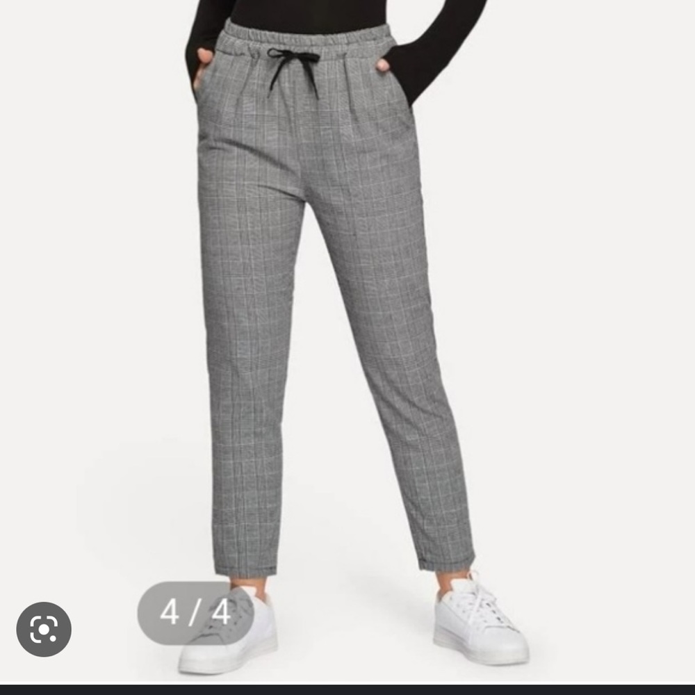 A New Day Plaid Dress Sweat Trousers